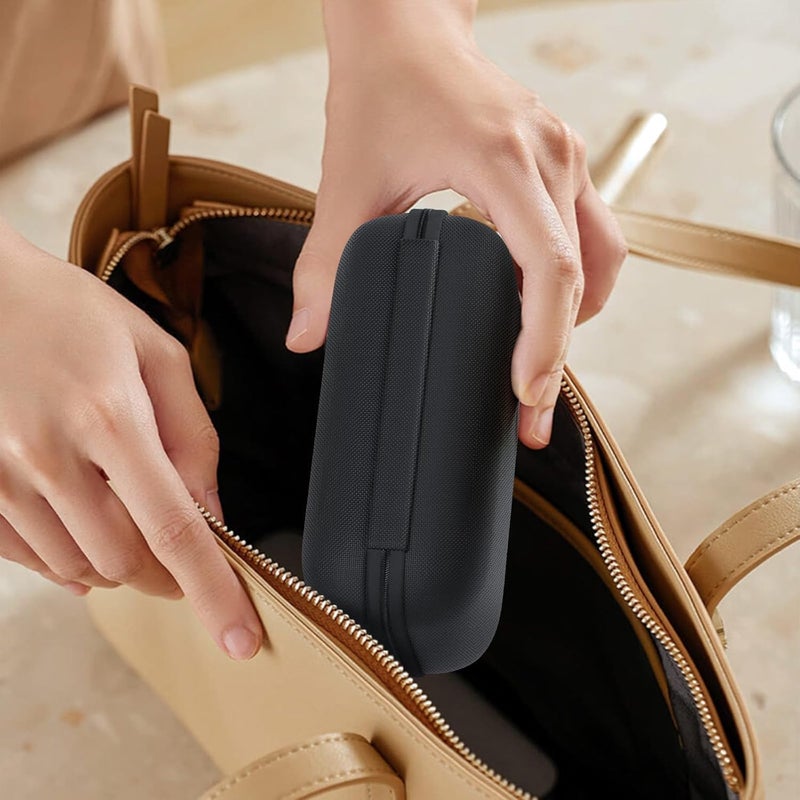 SUPVAN Nylon Hard Protective Travel Case for E10 Label Maker and Tapes, Waterproof Shockproof Scratch Resistant Carrying Case for External Hard Drive, Power Bank, Cell Phone, Cable, Cord - Image 5